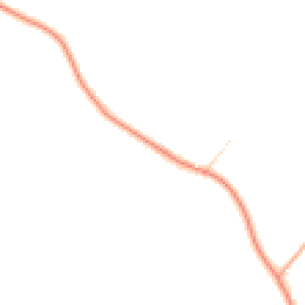 Daytime road noise heatmap for IP30 0ED