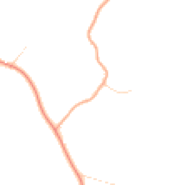 Daytime road noise heatmap for IP30 0EQ