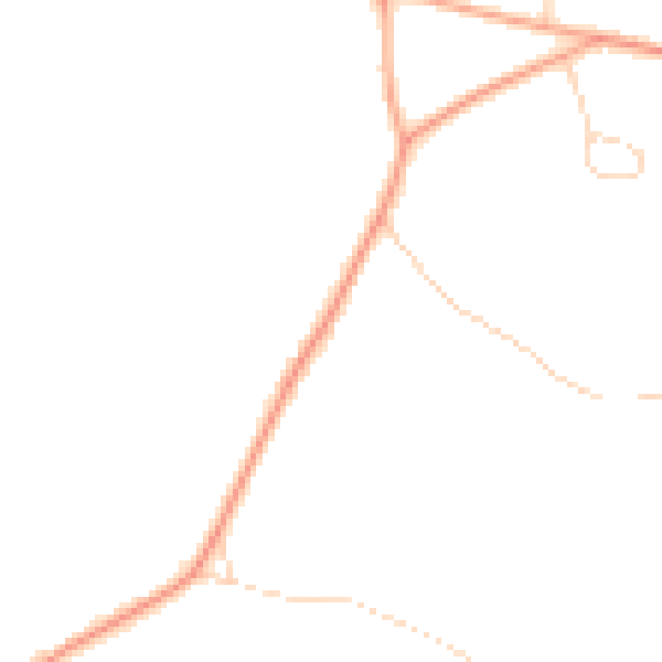 Daytime road noise heatmap for IP30 0HE