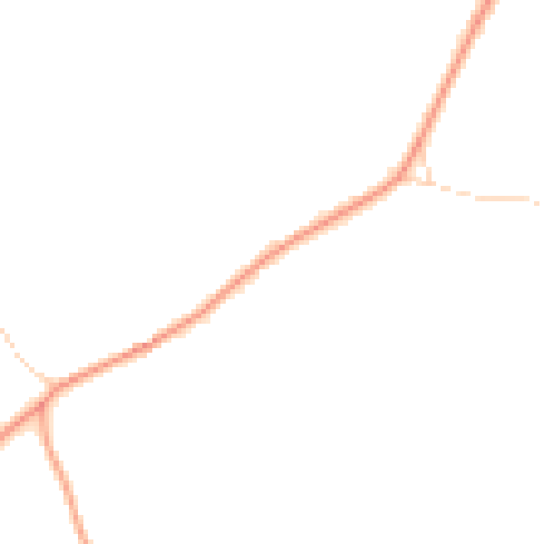 Daytime road noise heatmap for IP30 0HS