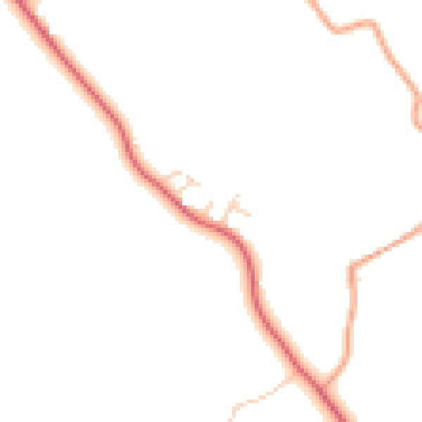 Daytime road noise heatmap for IP30 0HY