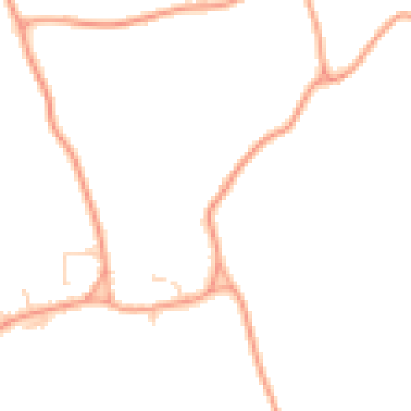 Daytime road noise heatmap for IP30 0PP