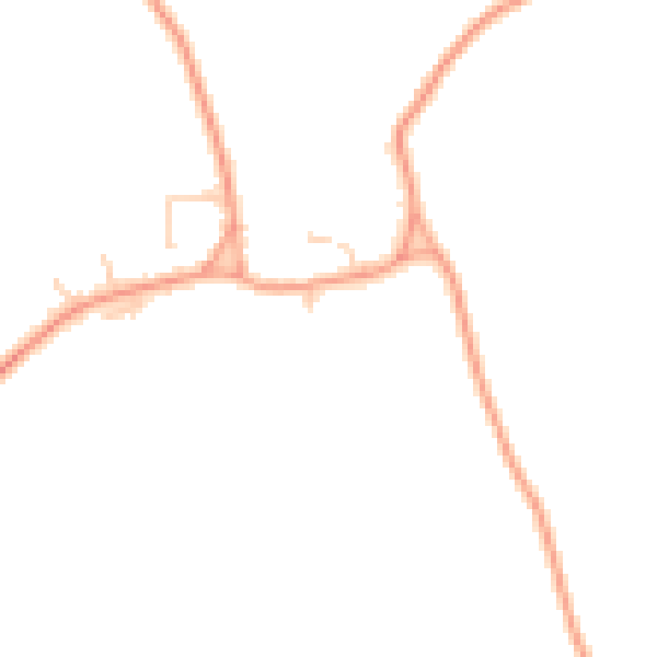 Daytime road noise heatmap for IP30 0PQ