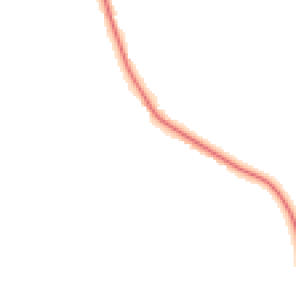 Night-time road noise heatmap for IP30 0TL