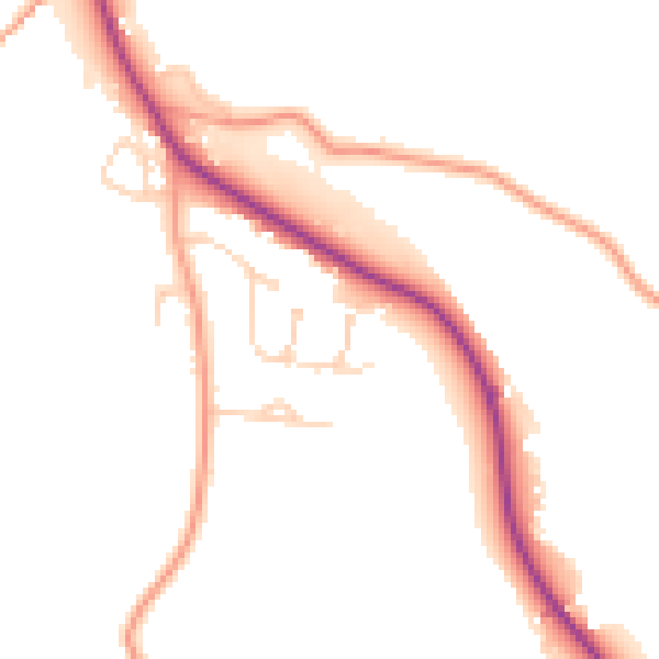 Daytime road noise heatmap for IP30 0TR