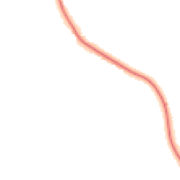 Night-time road noise heatmap for IP30 0TT