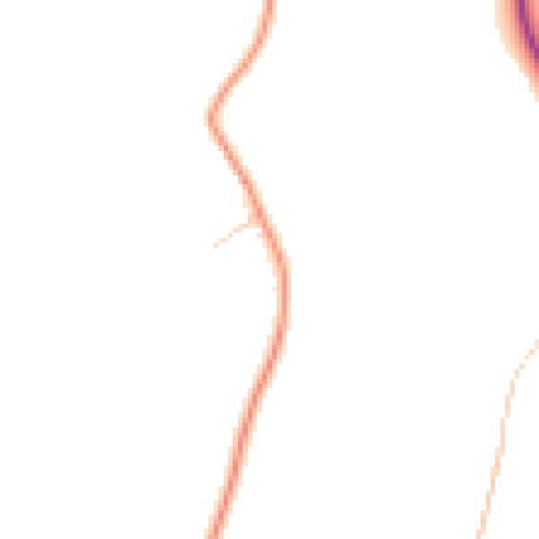 Daytime road noise heatmap for IP30 0UA