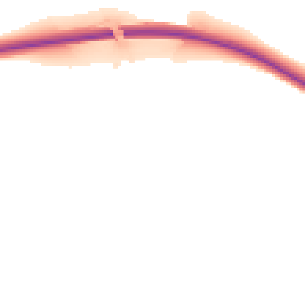 Night-time road noise heatmap for IP30 9AB
