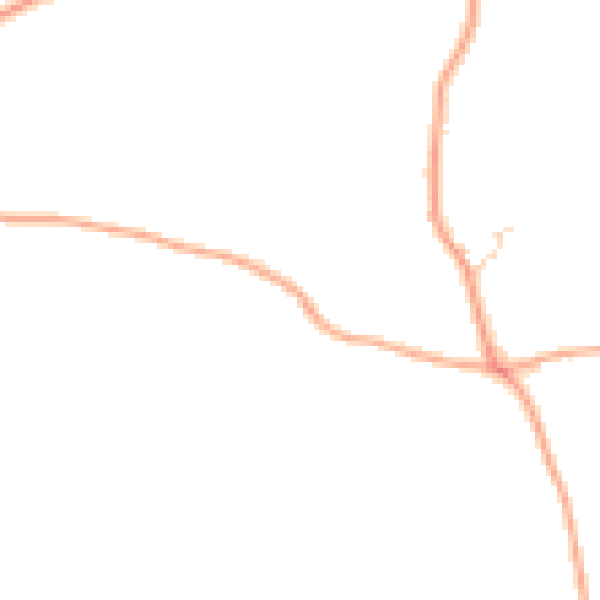 Daytime road noise heatmap for IP30 9AN
