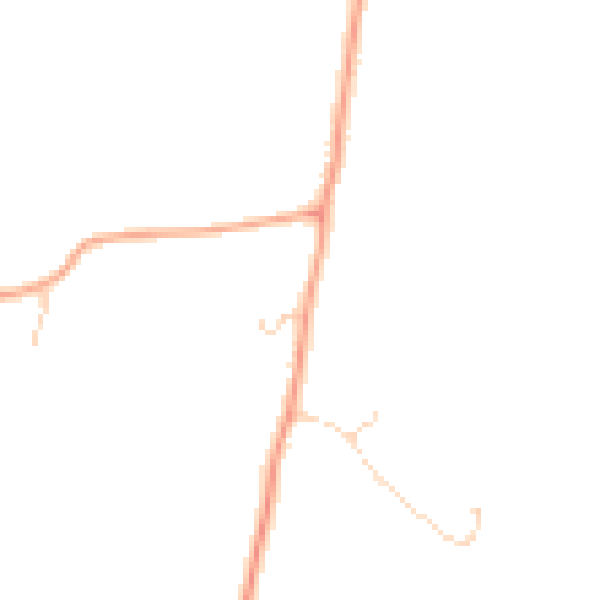 Daytime road noise heatmap for IP30 9BB