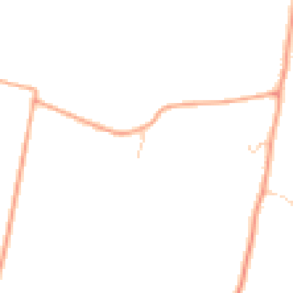 Daytime road noise heatmap for IP30 9BL