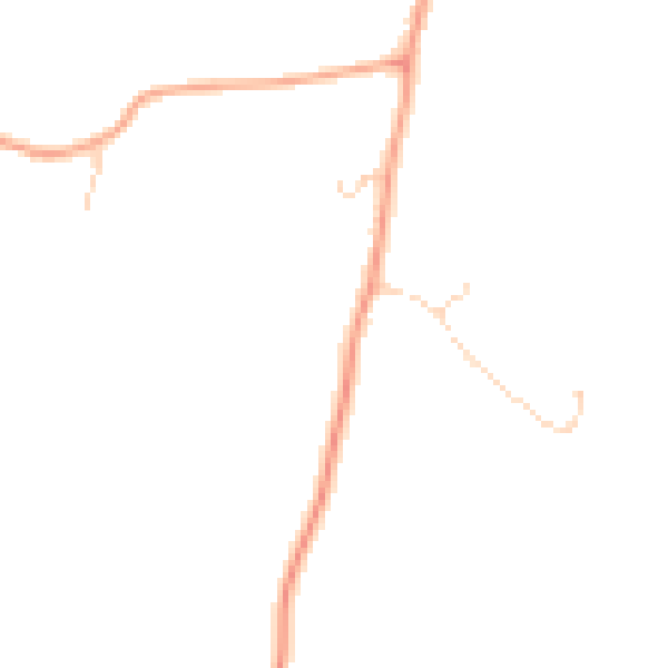 Daytime road noise heatmap for IP30 9BQ