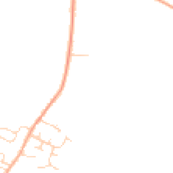 Daytime road noise heatmap for IP30 9GT
