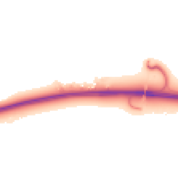 Night-time road noise heatmap for IP30 9NE
