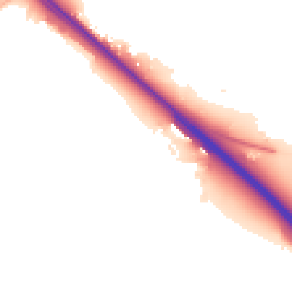 Night-time road noise heatmap for IP30 9QS