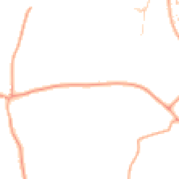 Daytime road noise heatmap for IP30 9SP