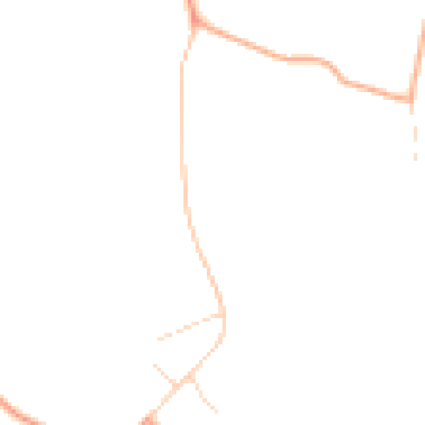 Daytime road noise heatmap for IP30 9SZ