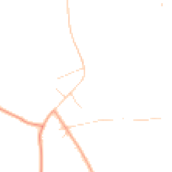 Daytime road noise heatmap for IP30 9TT
