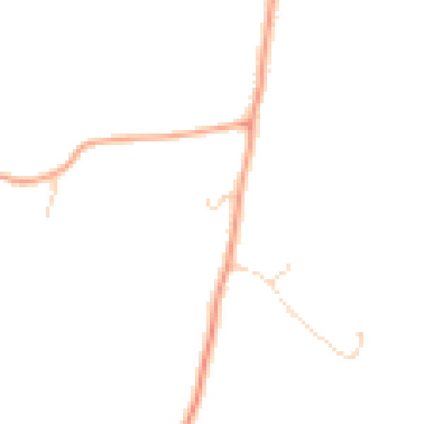 Daytime road noise heatmap for IP30 9XE
