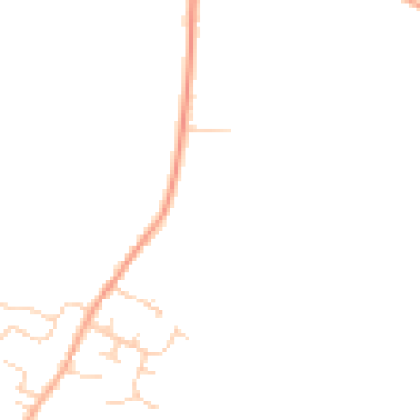 Daytime road noise heatmap for IP30 9XY