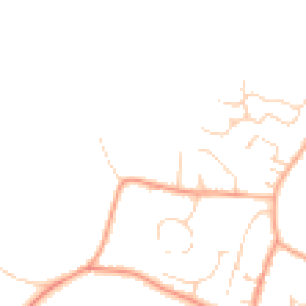 Daytime road noise heatmap for IP30 9ZH
