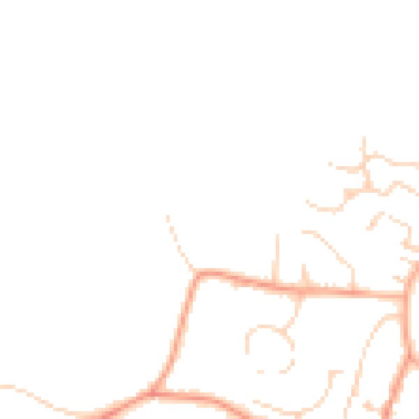 Daytime road noise heatmap for IP30 9ZP