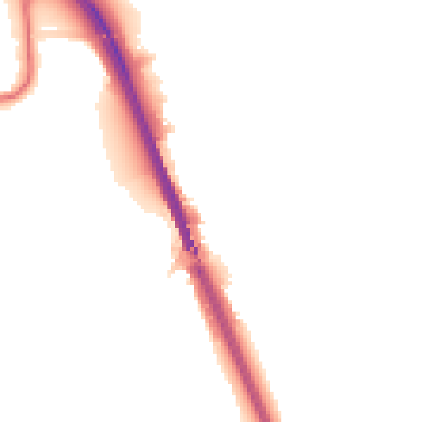 Night-time road noise heatmap for IP33 1AQ
