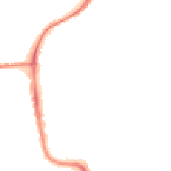 Night-time road noise heatmap for IP33 1DY