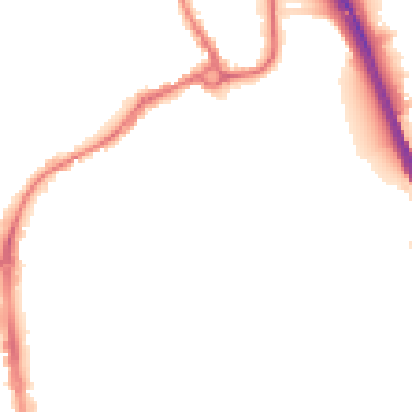 Night-time road noise heatmap for IP33 1EP