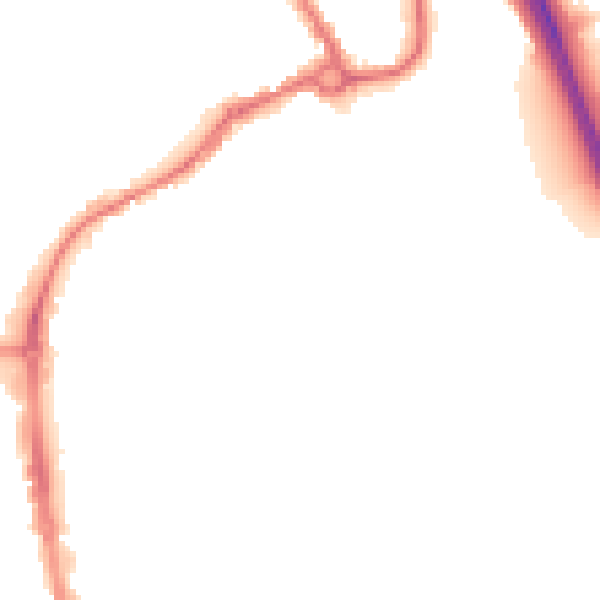Night-time road noise heatmap for IP33 1HB
