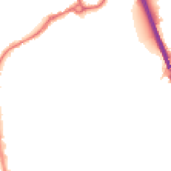 Night-time road noise heatmap for IP33 1HN