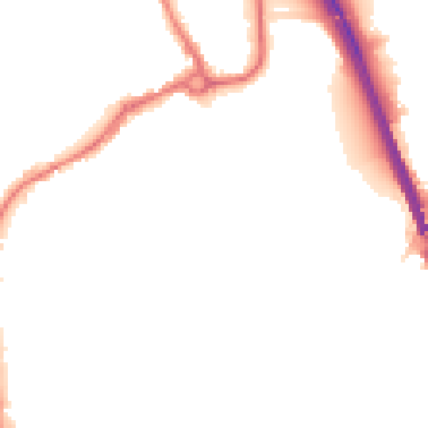 Night-time road noise heatmap for IP33 1HT