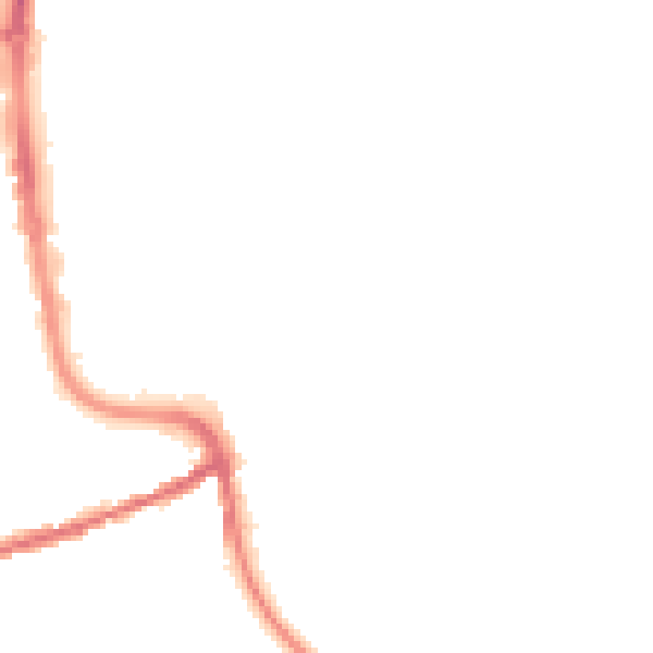 Night-time road noise heatmap for IP33 1NH