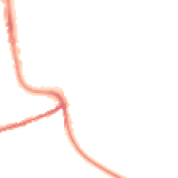 Night-time road noise heatmap for IP33 1NU