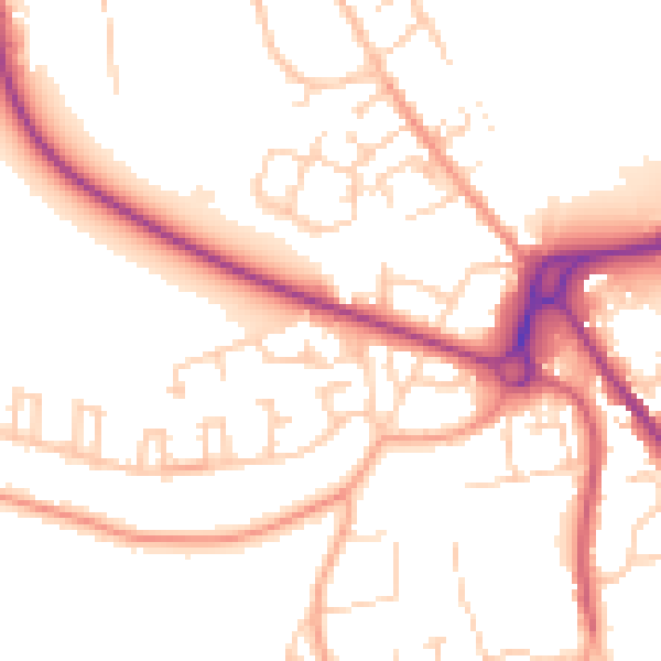 Daytime road noise heatmap for IP33 2FA