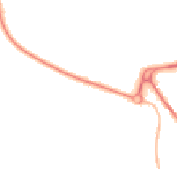 Night-time road noise heatmap for IP33 2FA
