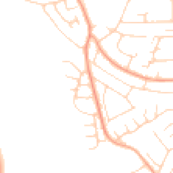 Daytime road noise heatmap for IP33 2HR
