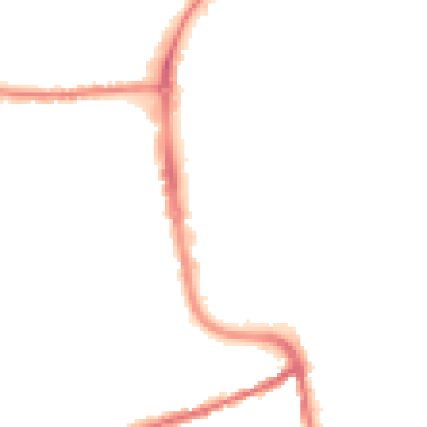 Night-time road noise heatmap for IP33 3DJ