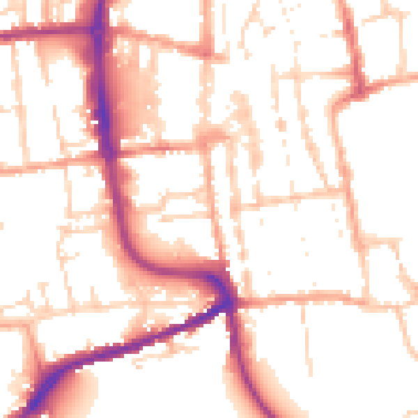 Daytime road noise heatmap for IP33 3PH