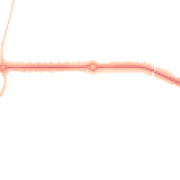 Night-time road noise heatmap for IP4 2TS