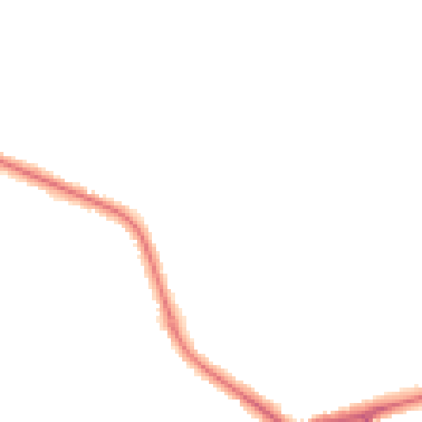 Night-time road noise heatmap for IP4 3LL
