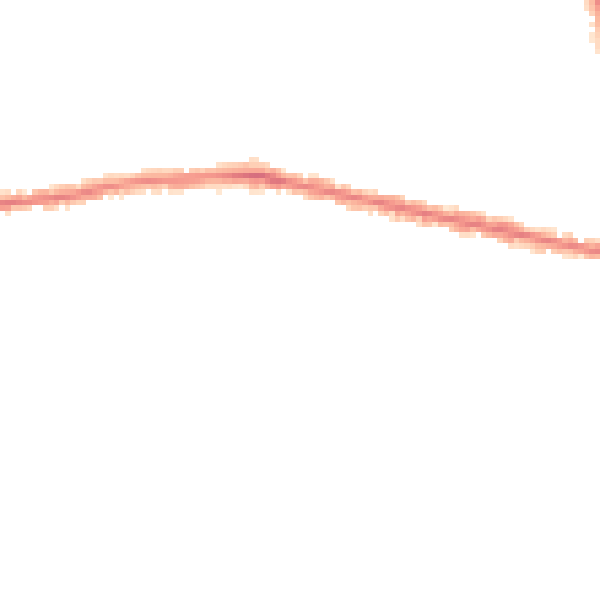 Night-time road noise heatmap for IP4 4BE