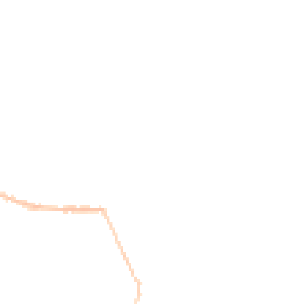 Night-time road noise heatmap for IP4 5AL