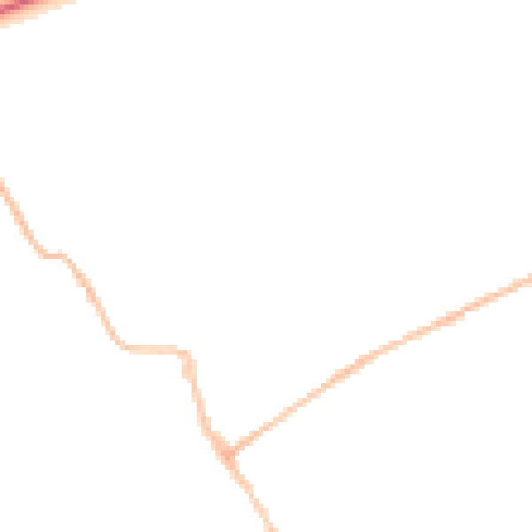 Night-time road noise heatmap for IP7 5BF
