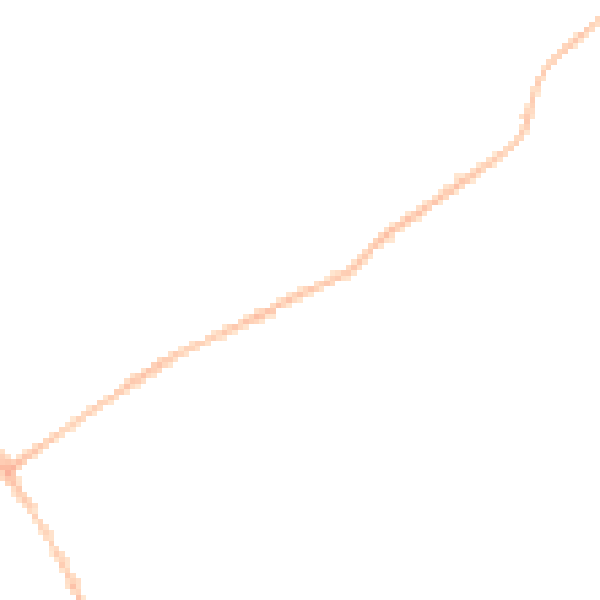 Night-time road noise heatmap for IP7 5BZ