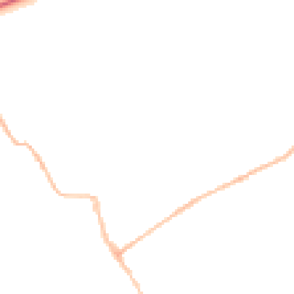 Night-time road noise heatmap for IP7 5HE