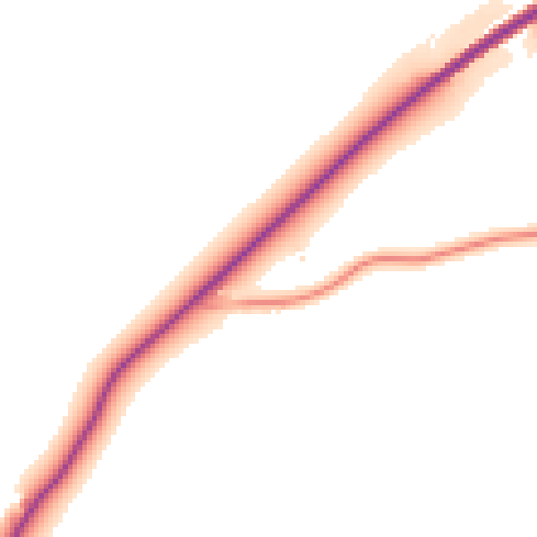 Daytime road noise heatmap for IP7 5NR