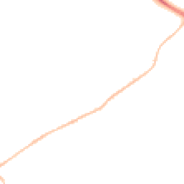 Night-time road noise heatmap for IP7 6BJ