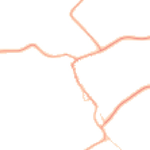 Daytime road noise heatmap for IP7 6ED