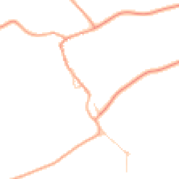 Daytime road noise heatmap for IP7 6EE
